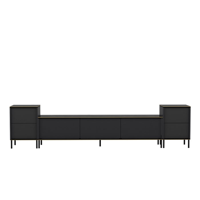 Hanah Home Mueble de TV Antracita Hanah Home Mueble de TV Antracita